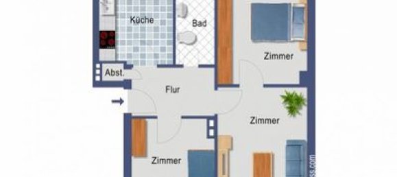 Apartamento de 3 divisões em Bremen, Germany N.º 12065 3