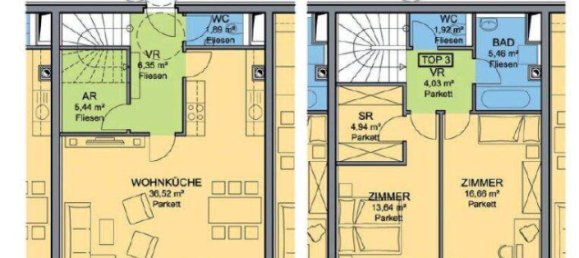 3-Zimmer Doppelhaus in Wien, Austria, Nr. 91578 17