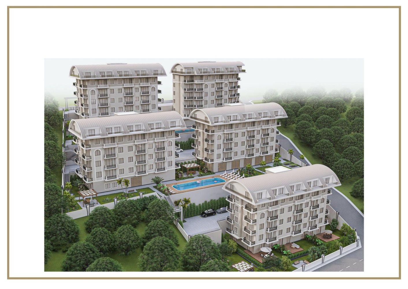 شقة 2+1 في Konakli, Turkey رقم 14117