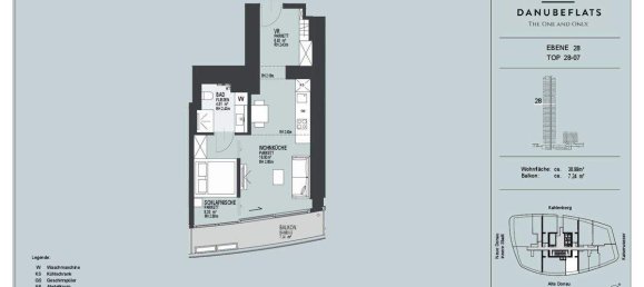 2 rooms Apartment in Vienna, Austria No. 768 14