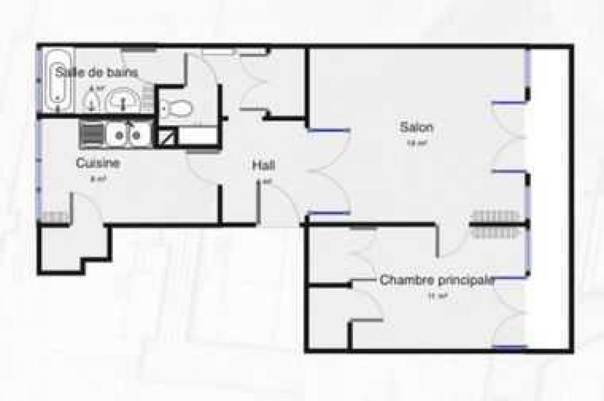 Студия в кондо  в Палезо, Франция № 34962