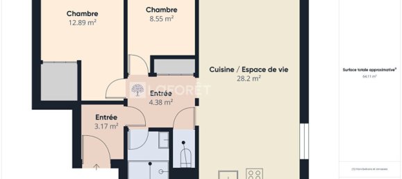 Apartamento T2 em Quimper, France N.º 274286 10