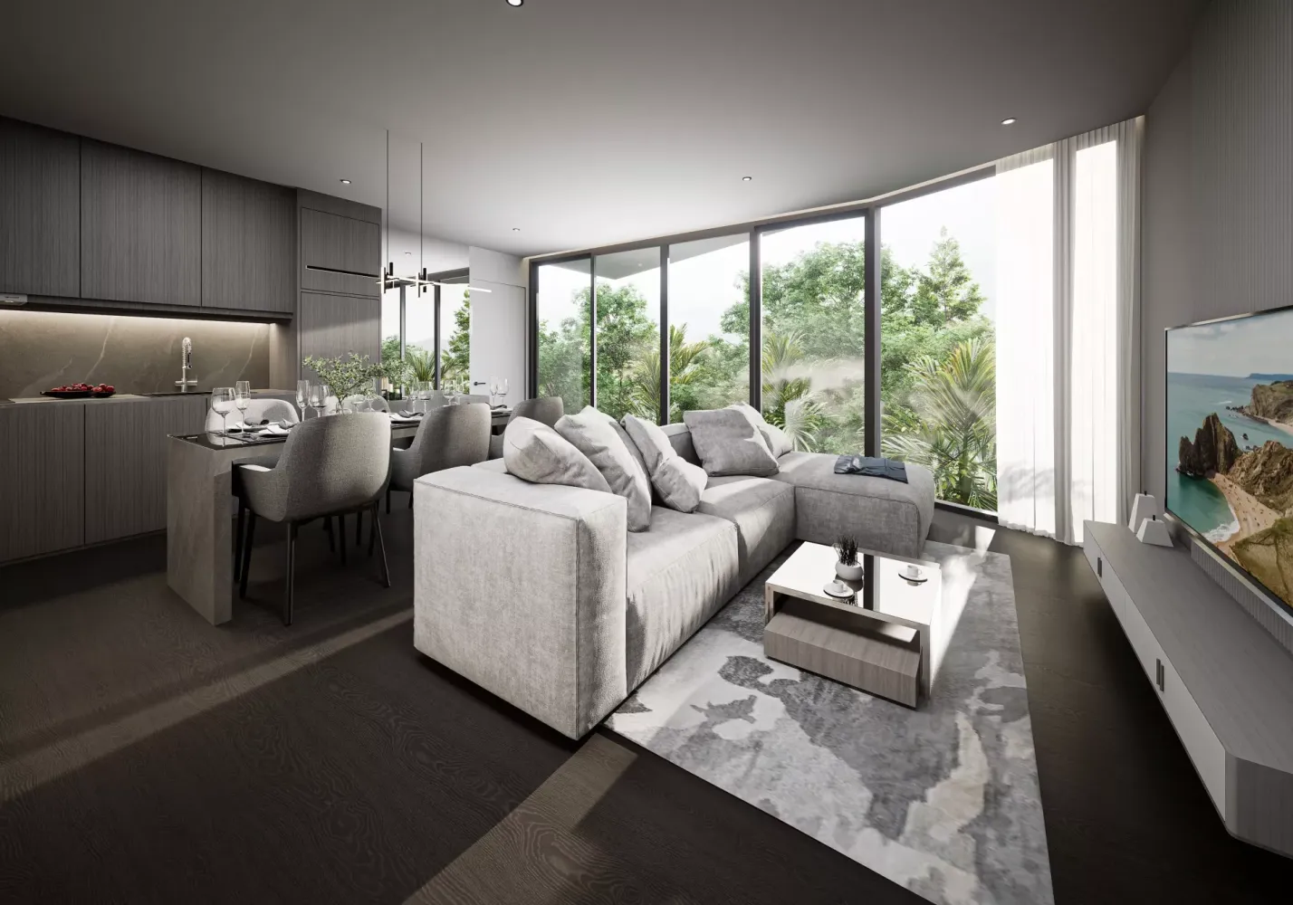 Кондоминиум  с 2 спальнями в Пхукет, Таиланд № 65357