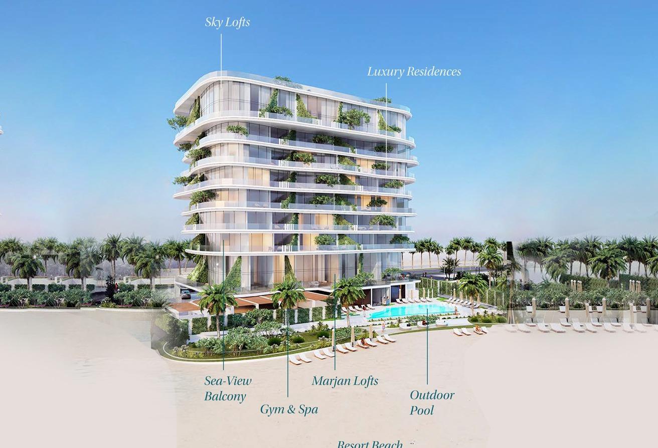 Apartamento T1 em Al Marjan Island, UAE N.º 107279
