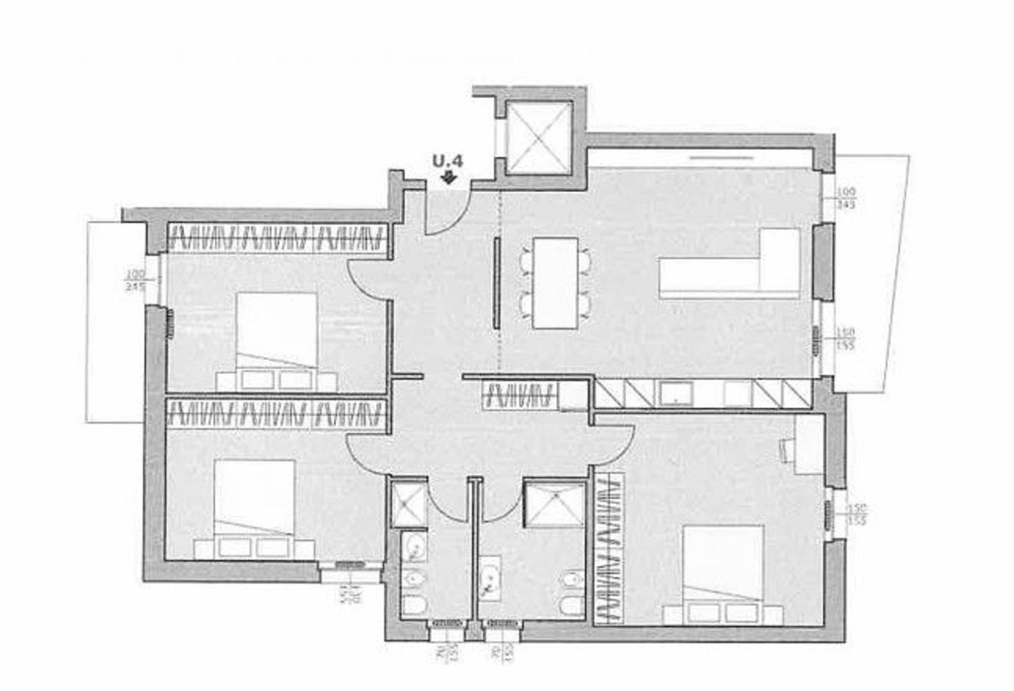 4 bedrooms Apartment in Piacenza, Italy No. 340837