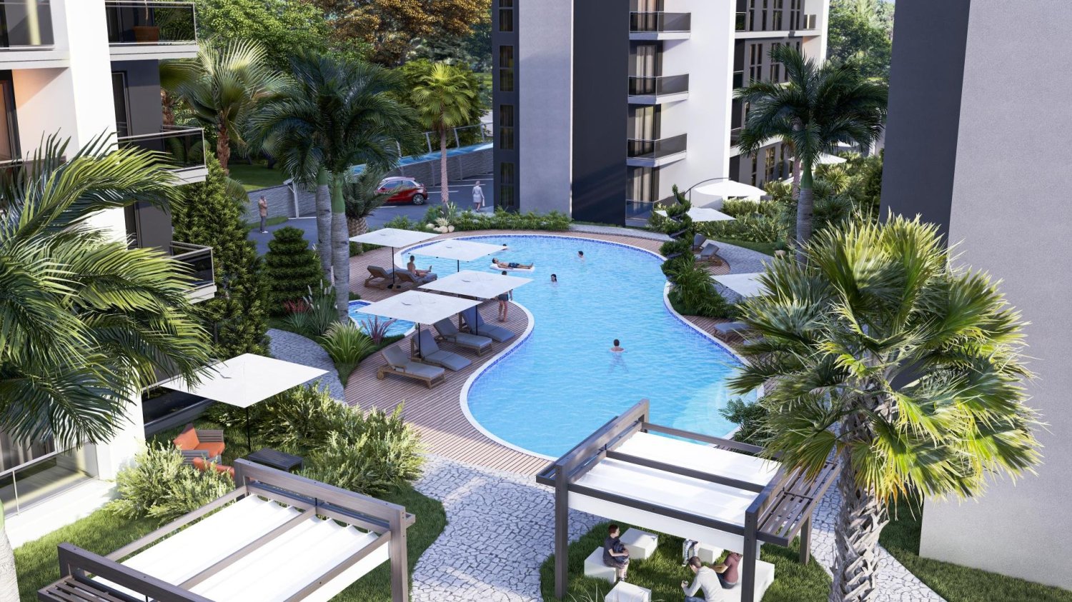 Wohnung 1+1 in Altintash, Turkey, Nr. 15129