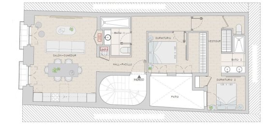 2 Schlafzimmer Wohnung in Madrid, Spain, Nr. 93823 14