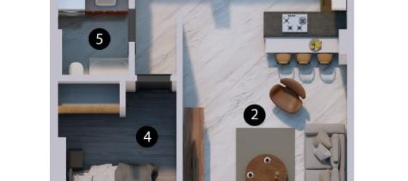 2 rooms Apartment in Lara, Turkey No. 14659 5