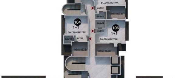 2 rooms Apartment in Lara, Turkey No. 14659 7