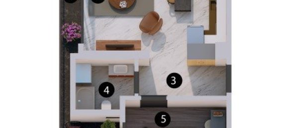 2 rooms Apartment in Lara, Turkey No. 14659 3