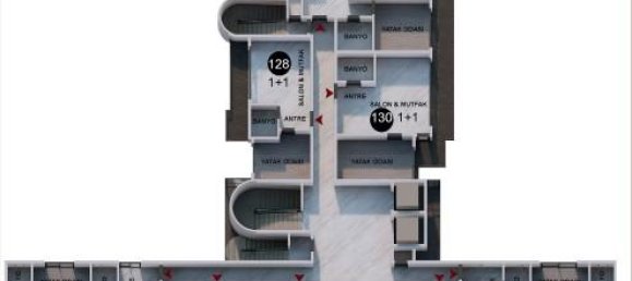 2 rooms Apartment in Lara, Turkey No. 14659 6