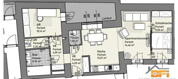 2غرفة شقة في Mariahilf, Austria رقم 242587 14