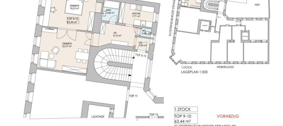 Apartamento de 2 divisões em Brigittenau, Austria N.º 225475 22