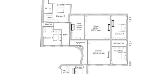 5 bedrooms Apartment in Paris, France No. 131347 33