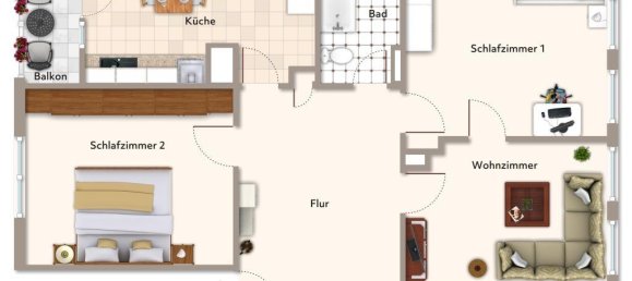 3غرفة شقة في Stuttgart, Germany رقم 102511 2