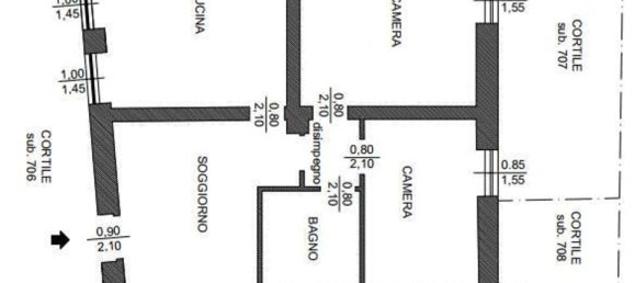 Apartamento de 3 habitaciónes en Gandino, Italy No. 6743 19