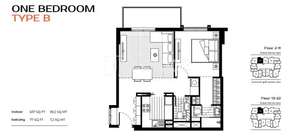 1 dormitorio apartamento en venta en Jumeirah Village Triangle, Dubai, UAE № 188853 4