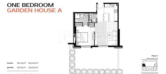 1 dormitorio apartamento en venta en Jumeirah Village Triangle, Dubai, UAE № 188853 7