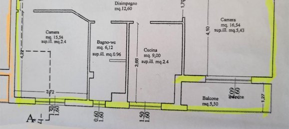 3 rooms Apartment in Florence, Italy No. 105736 22