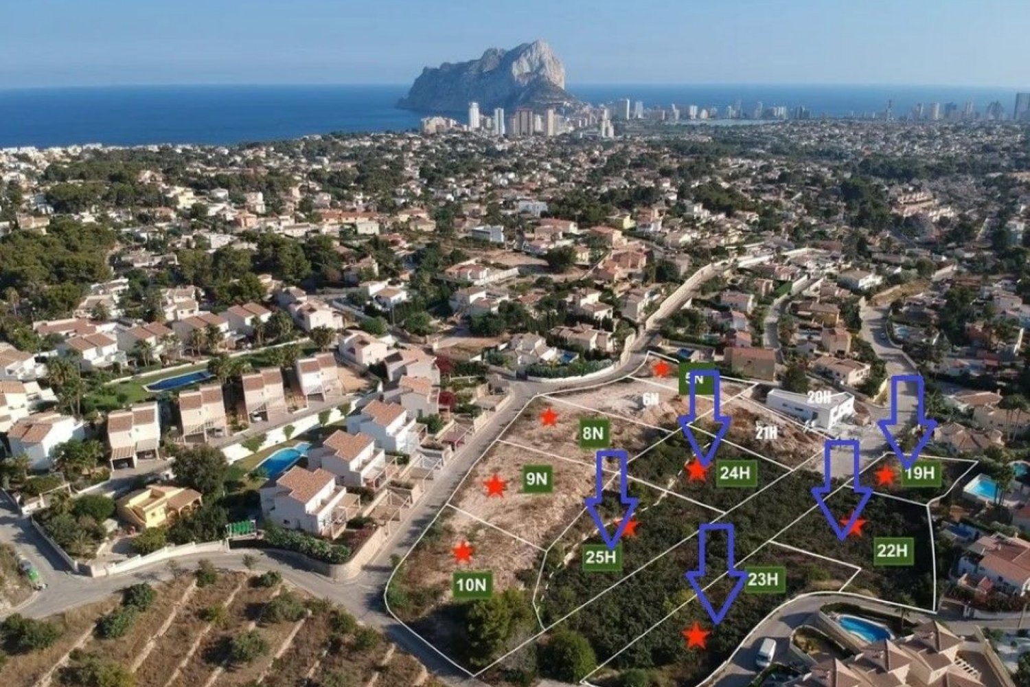  قطعة أرض في Calpe, Spain رقم 141885