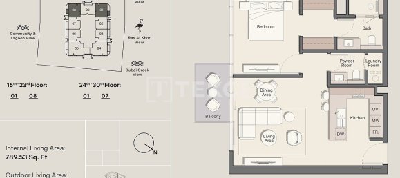 2 bedrooms Apartment in Meydan, UAE No. 39035 13