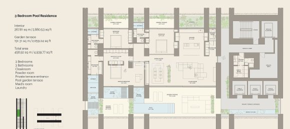 3 Schlafzimmer Wohnung in Al Wasl, UAE, Nr. 106441 20