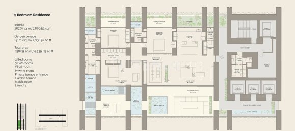 3 Schlafzimmer Wohnung in Al Wasl, UAE, Nr. 106441 19