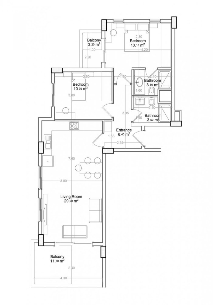 Apartamento 2+1 em Yekta Green Life Gazipasa Residence, Gazipasa, Turkey N.º 39569 1
