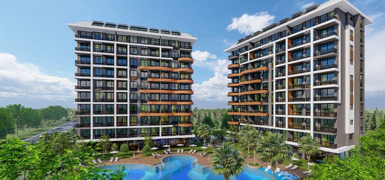 شقة 1+1 في Avsallar, Turkey رقم 665