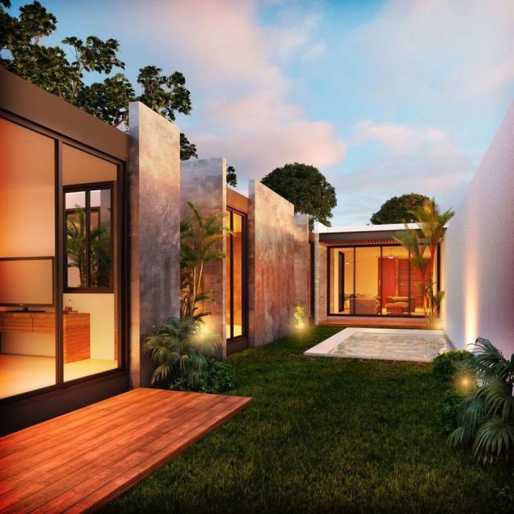 Дом с 3 спальнями в Мерида, Мексика № 69649