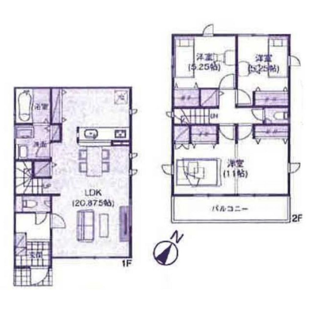 Дом с 3 спальнями в Сайтама, Япония № 8075