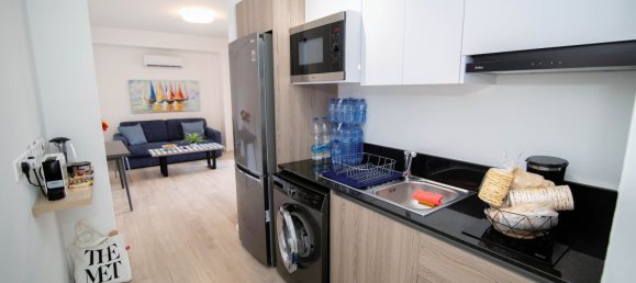 Квартира с 1 спальней в Ларнака, Кипр № 23096 2