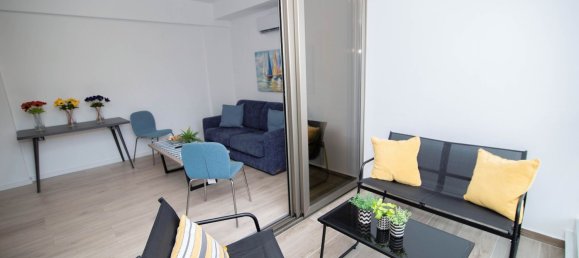 Квартира с 1 спальней в Ларнака, Кипр № 23096 3