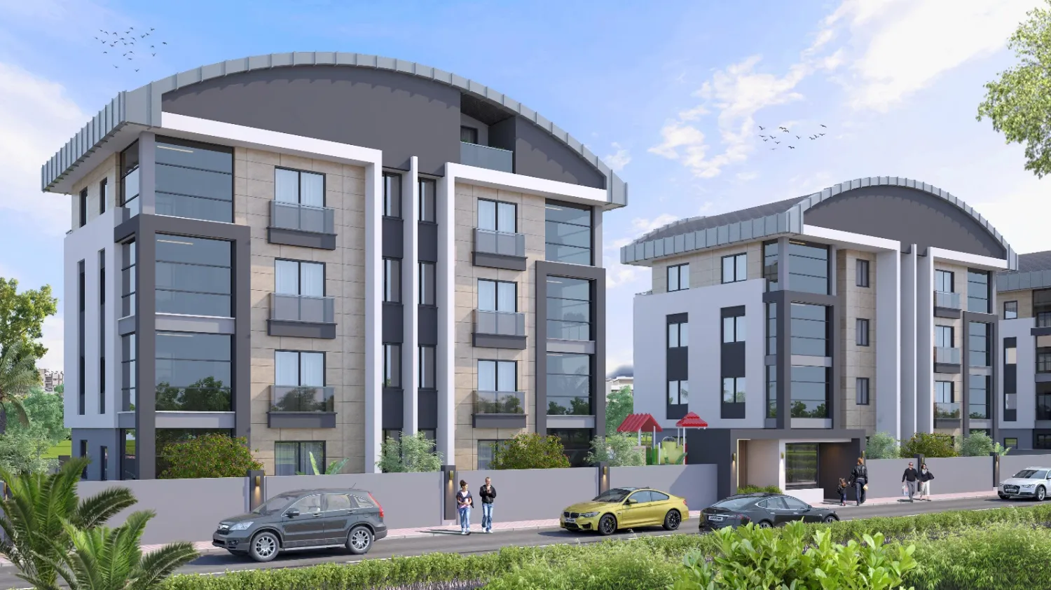 Квартира 1+1 в Дёшемеалты, Турция № 33402