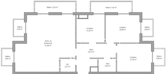 3 غرف نوم شقة في Brandenburg, Germany رقم 84598 2