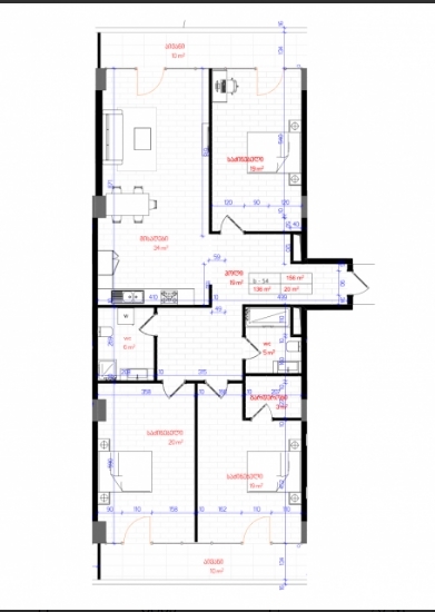 3 bedrooms Apartment in Tbilisi, Georgia No. 44