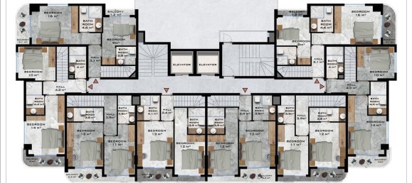 Appartement 1+1 à Gazipasa, Turkey No. 31336 15