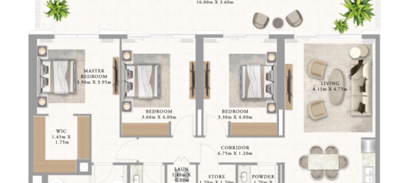 1 bedroom Apartment in Al Marjan Island, UAE No. 121605 9