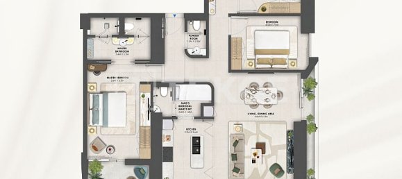 2 غرف نوم شقة في دبي, UAE رقم 55235 2