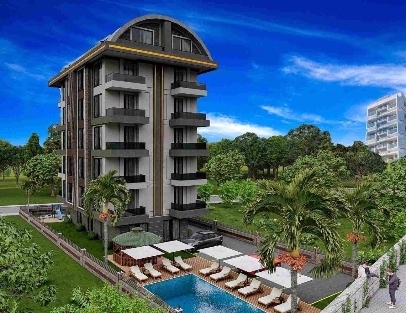 Apartment 1+1 in Alanya, Turkey No. 11822