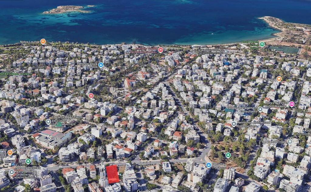 Земельный участок 650м² в Вула, Вари-Вула-Вулиагмени, Восточная Аттика, Аттика, Греция № 92555