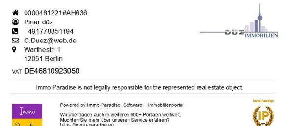 2غرفة شقة في Neukolln, Germany رقم 44831 2