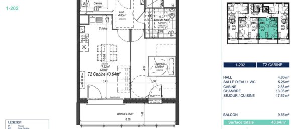 1 chambre Appartement à Cucq, France No. 160537 2