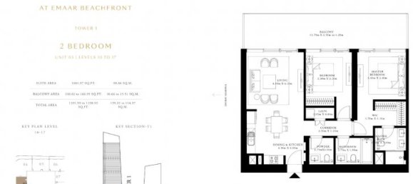 2 Schlafzimmer Wohnung in Dubai Harbour, UAE, Nr. 35 11