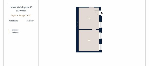 2 rooms Apartment in Vienna, Austria No. 132011 7