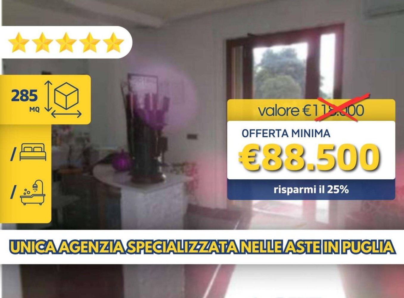 5غرفة عقار تجاري في Taranto, Italy رقم 12589