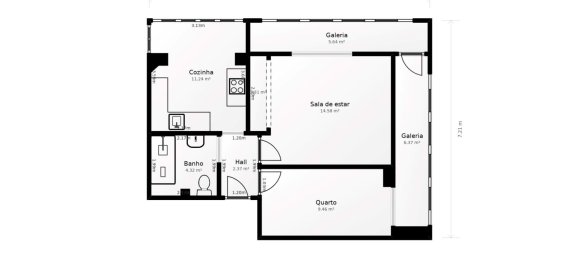 Studio in Lisbon, Portugal, Nr. 96668 17