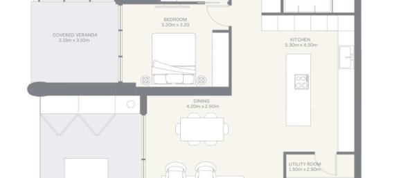 Квартира с 3 спальнями в Пафос, Кипр № 20350 2