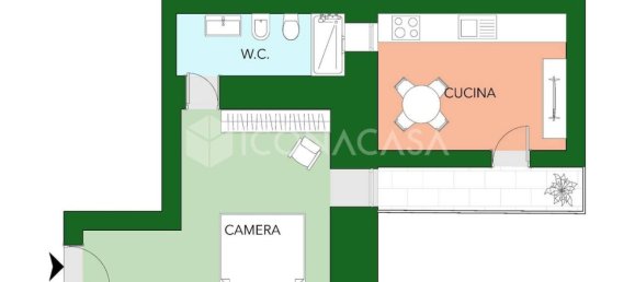 2 غرف نوم شقة في Bari, Italy رقم 316739 23