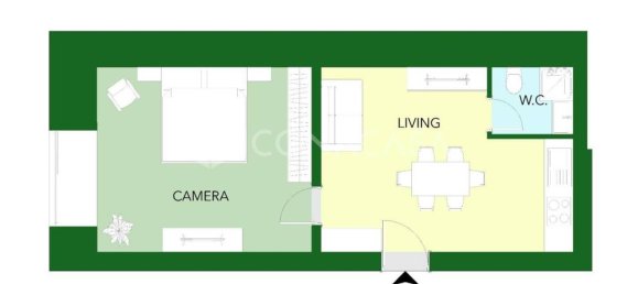 2 غرف نوم شقة في Bari, Italy رقم 316739 24